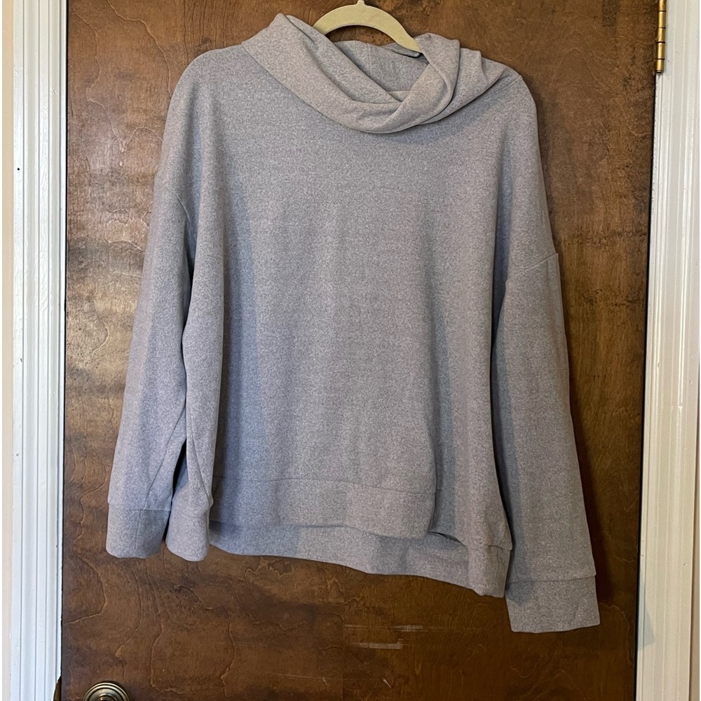 Cowl neck sweatshirt